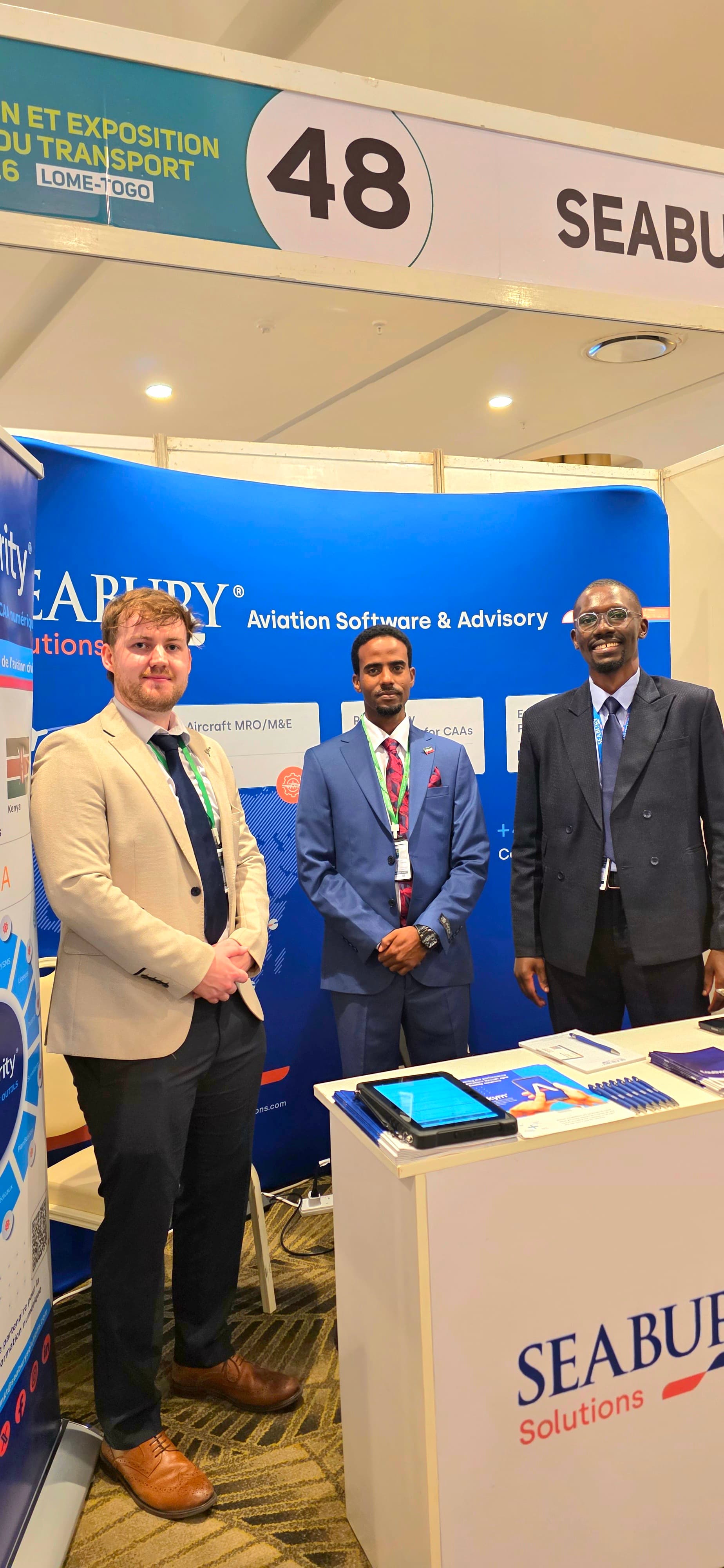 Seabury Solution Booth during African Air Trasport Convention & EXPO 2026